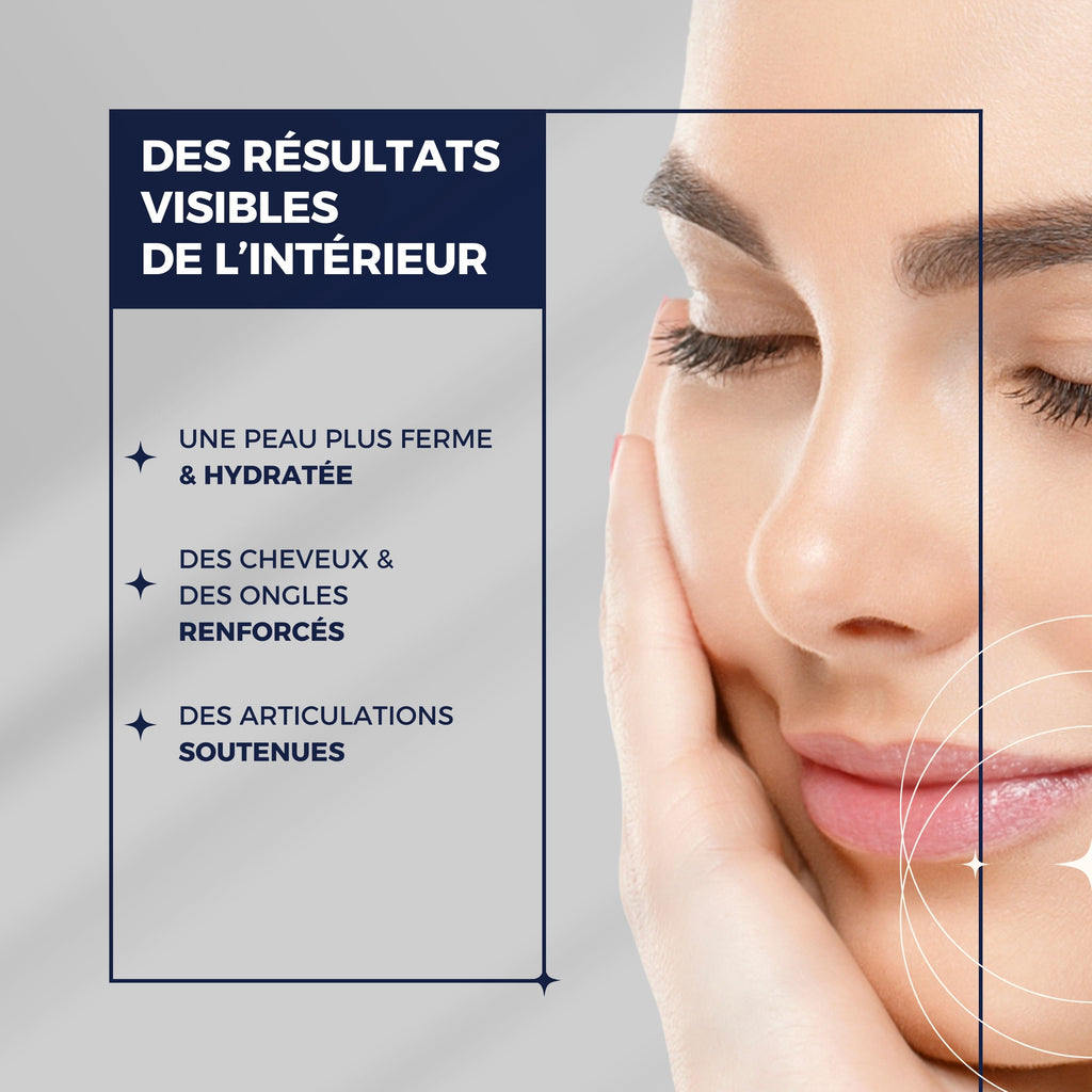 Collagène marin avec Vitamine C & Acide Hyaluronique